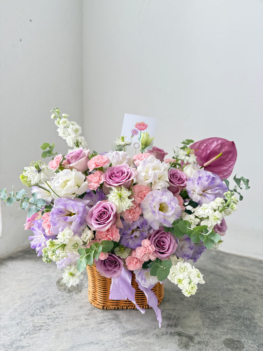 Lilac Dreams | Flower Basket