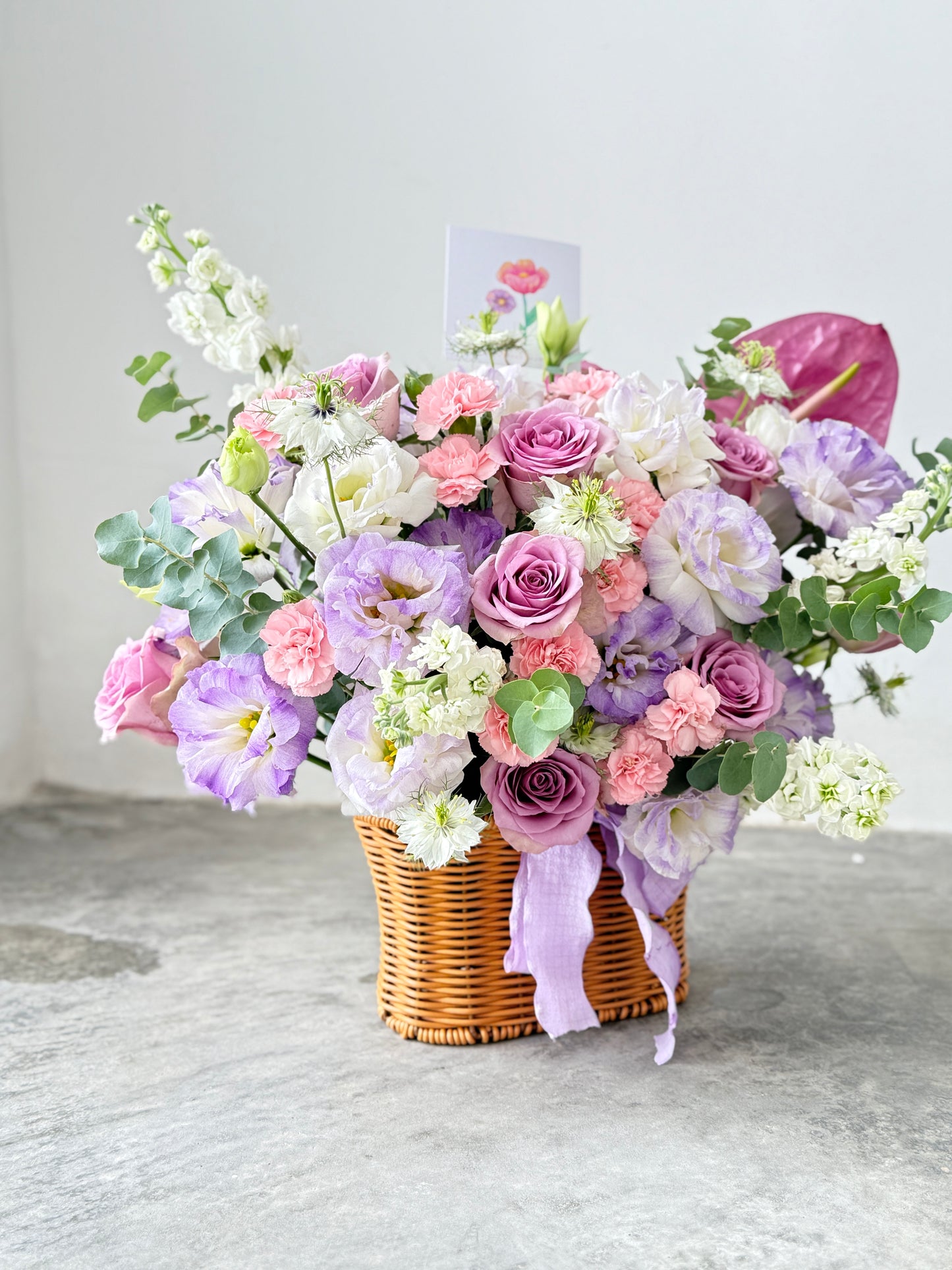 Lilac Dreams | Flower Basket
