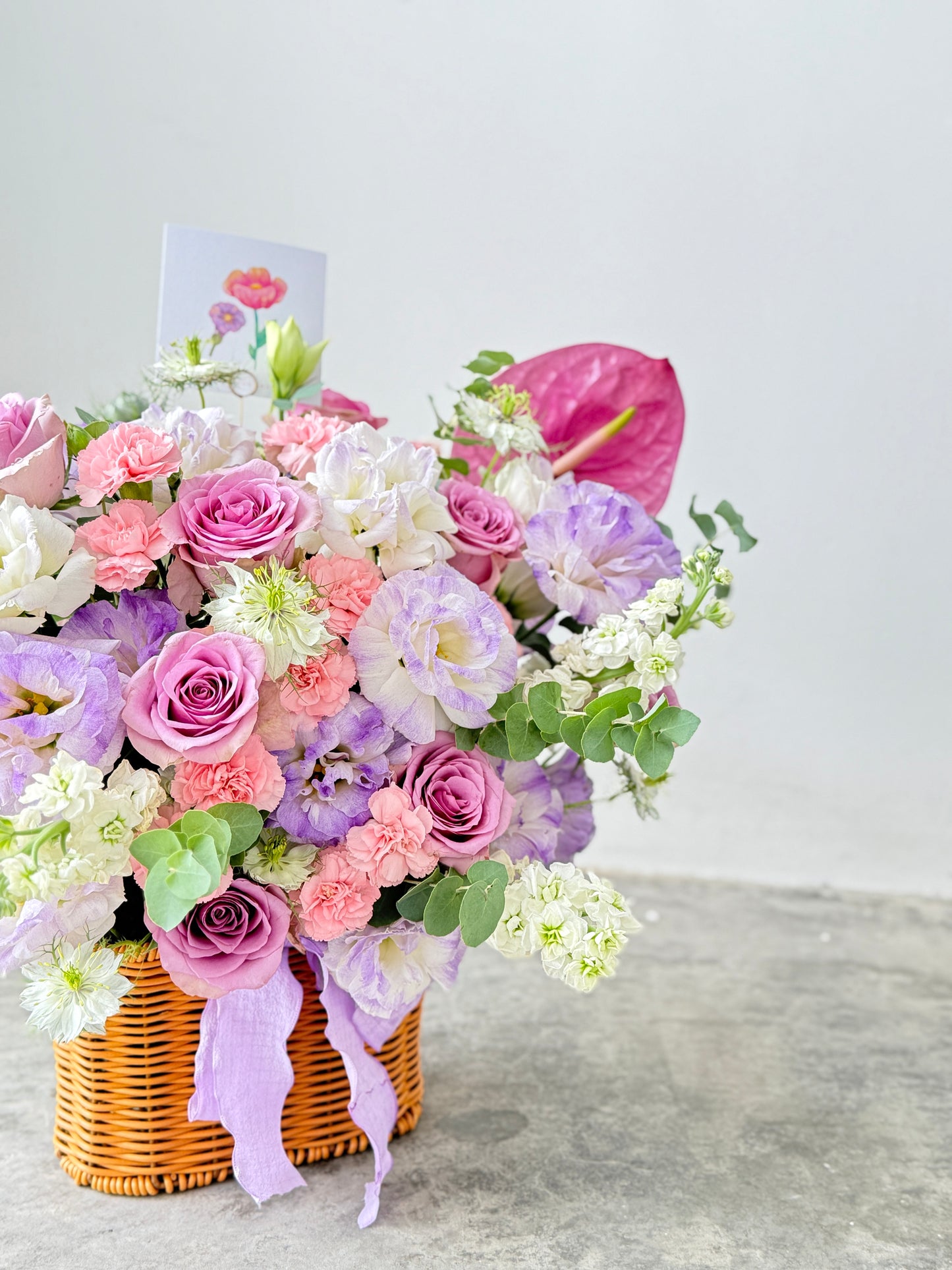 Lilac Dreams | Flower Basket