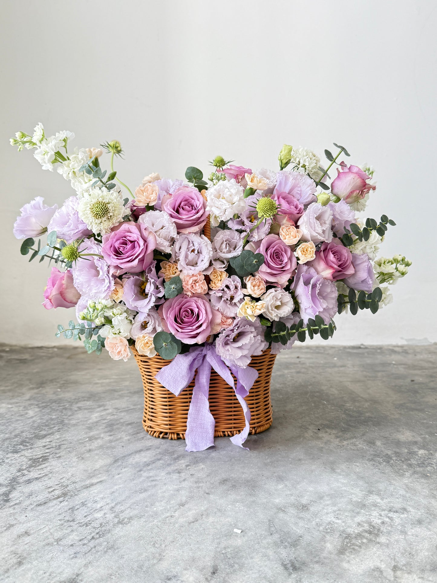 Whispers of Lavender | Flower Basket