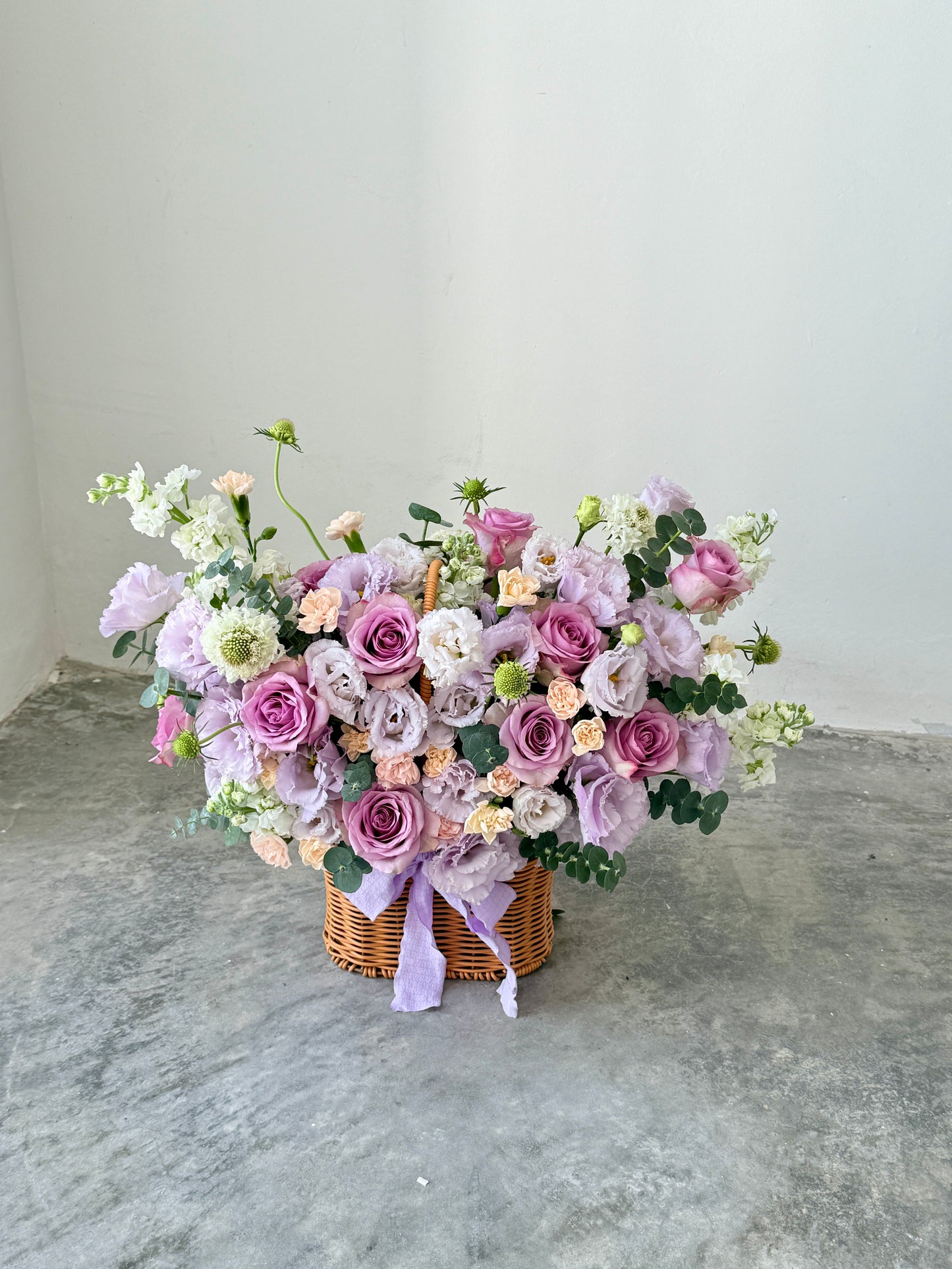 Whispers of Lavender | Flower Basket