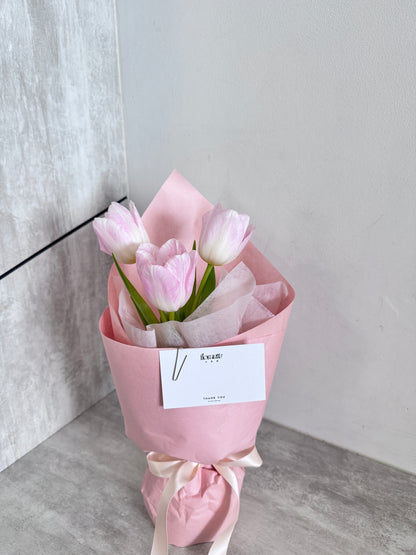 Delicate Spring | Tulip, Single Series Bouquet