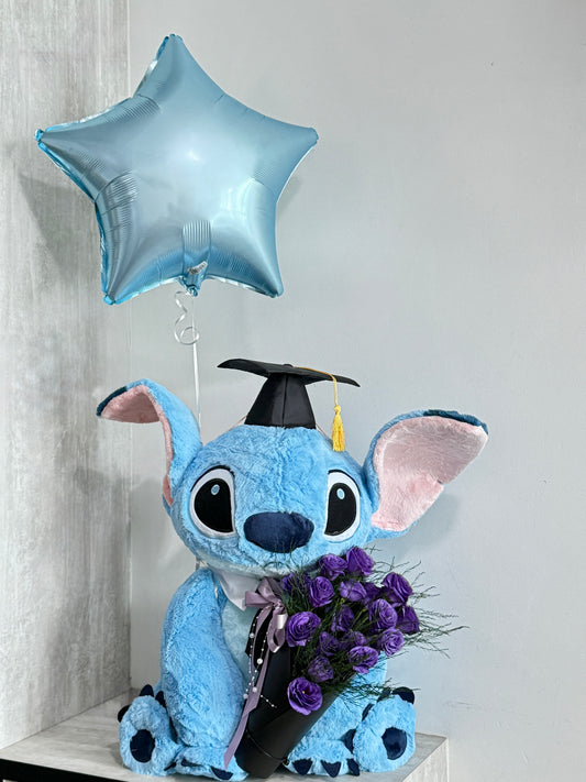 Stitch Graduation Flower | Custom Pre-Order Floral Bundle